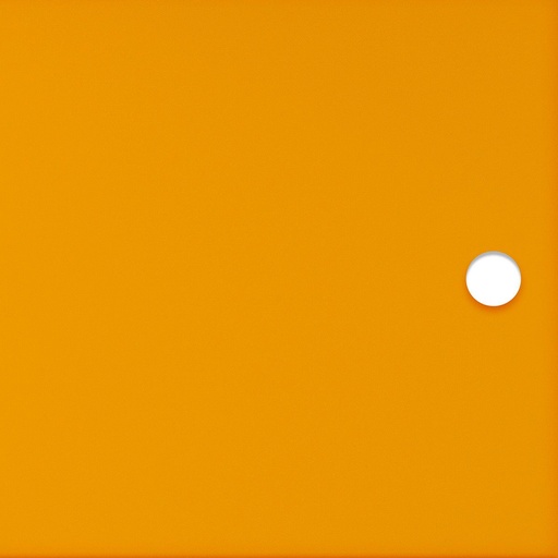 Porte en acrylique translucide Orange