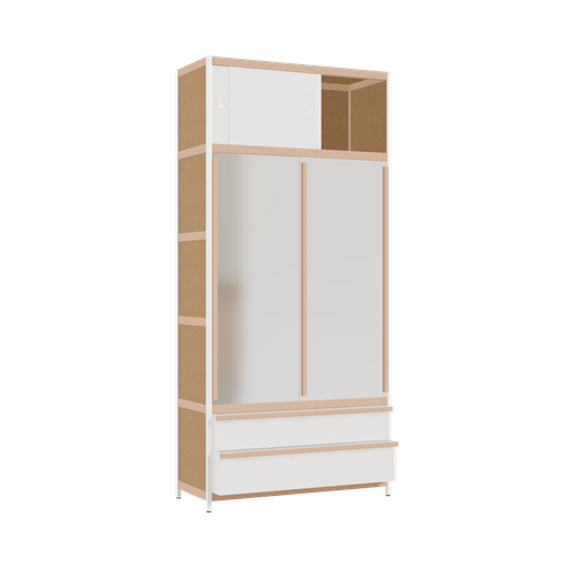 [400539009] Armoire (214x100x42 cm)