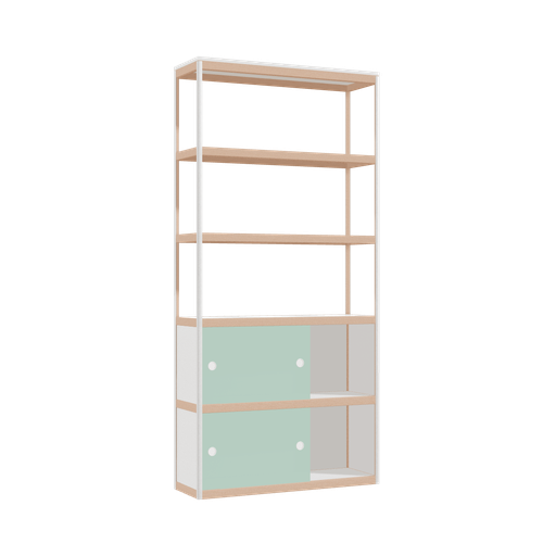 [400539025] Armoire (210.8x100x32 cm)