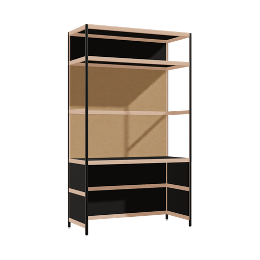 [400539047] Bureau intégré (206x120x52 cm)