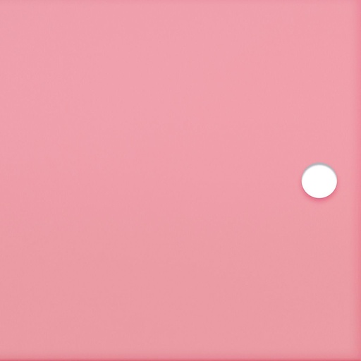 Deur in doorschijnend acryl Blush Roze