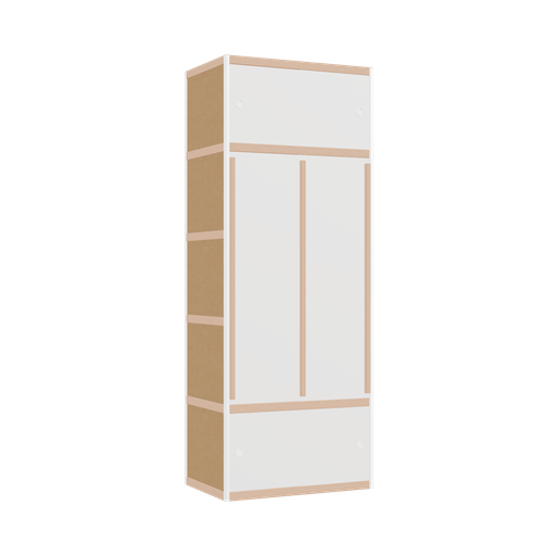 [400539192] Kleerkast (209x80x52 cm)