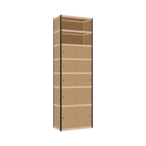 [400539213] Kast (251x80x42 cm)