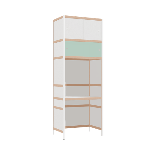 [400539271] Bureau intégré (220.5x80x52 cm)