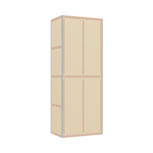 [400539272] Kleerkast (208x80x52 cm)