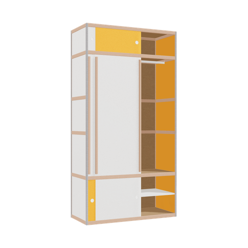 [400539305] Kleerkast (229x120x52 cm)