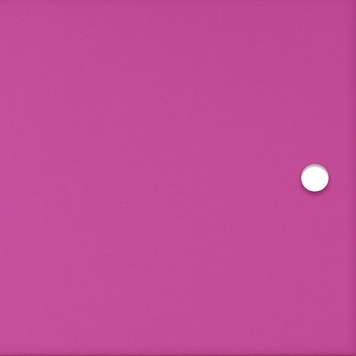 Cyclamen translucent acrylic door