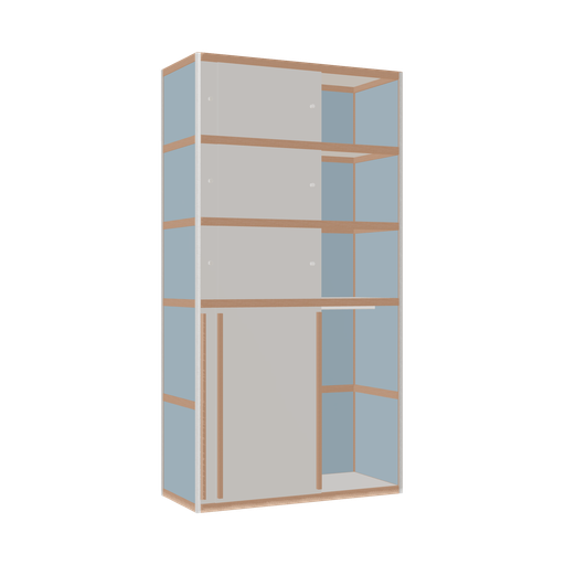 [400539368] Wardrobe (229x120x52 cm)