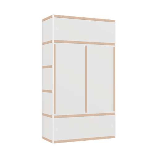 [400199914] Wardrobe (209x120x52 cm)