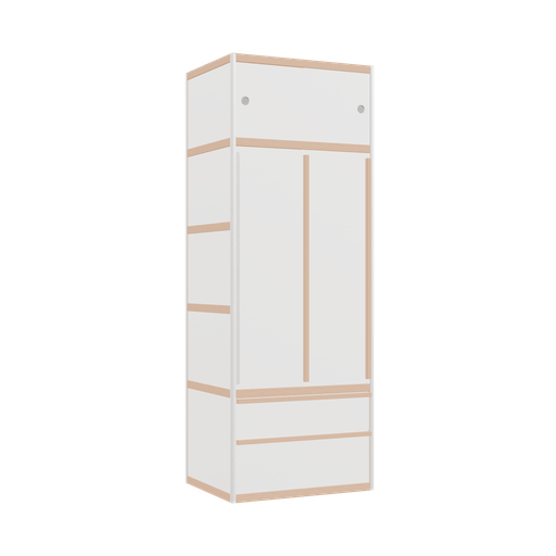 [400539406] Kleerkast (219x80x62 cm)