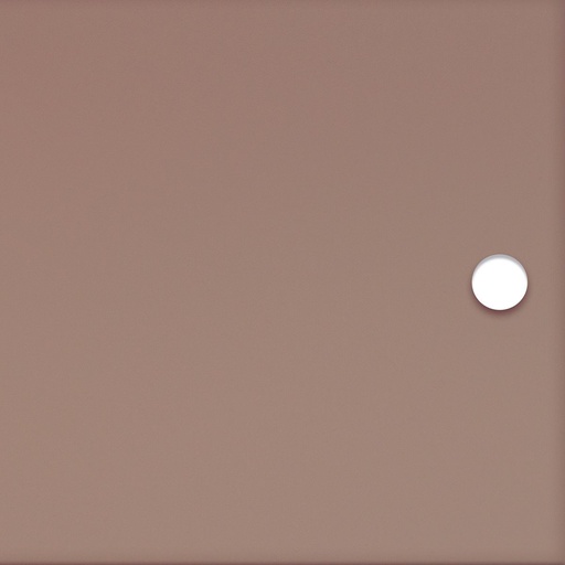 Deur in doorschijnend acryl Cappuccino