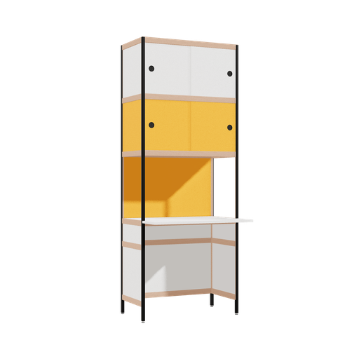 [400539542] Cantilevered desk (206.5x80x63.6 cm)