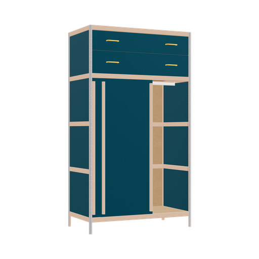 [400539581] Wardrobe (178x100x52 cm)