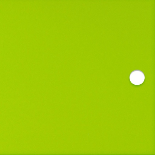 Porte en acrylique translucide Citron vert