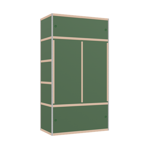 [400539626] Kleerkast (219x120x62 cm)