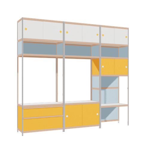 [f167741] Meubles (235x260x42 cm)