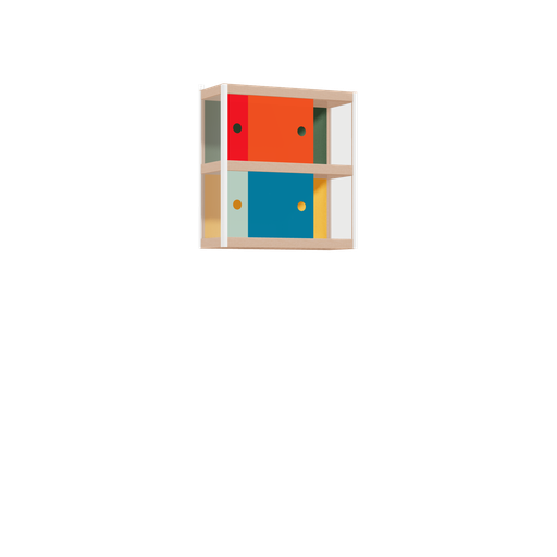 [400539668] Zwevende kast (66x62x25 cm)