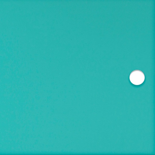 Porte en acrylique translucide Turquoise