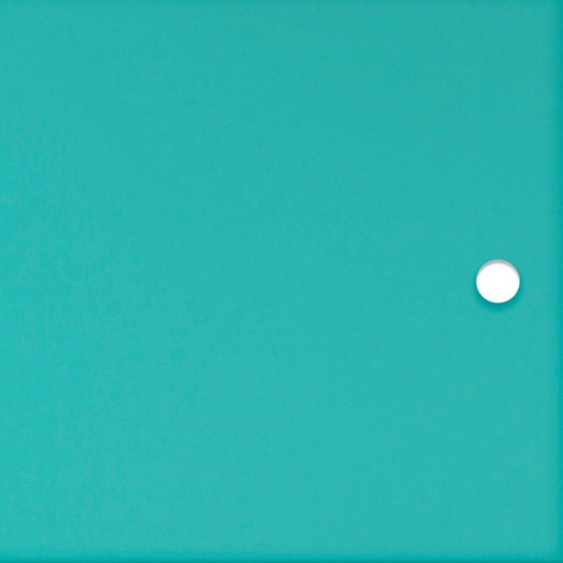 Porte en acrylique translucide Turquoise