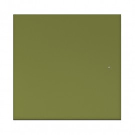 Olive translucent acrylic door