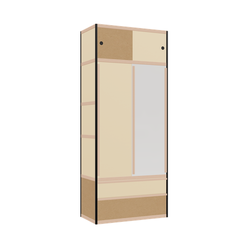 [400539871] Kleerkast (239x100x52 cm)