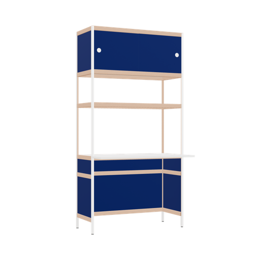 [400486236] Overhangend bureau (196.5x100x63.6 cm)