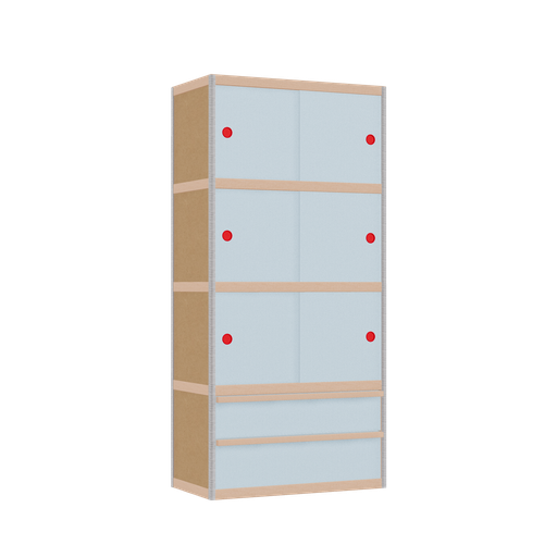 [400539920] Armoire (168x80x42 cm)