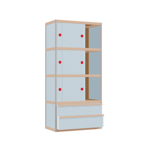 [400539922] Armoire (168x80x42 cm)