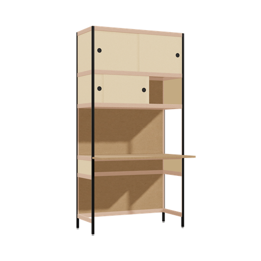 [400539939] Overhangend bureau (196.5x100x63.6 cm)