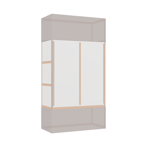 [400540040] Wardrobe (209x110x52 cm)