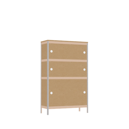 [400540075] Armoire (128.8x80x32 cm)
