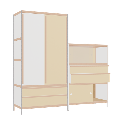 [f167922] Furniture (198x200x52 cm)