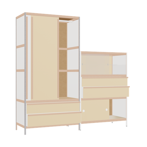 [f167923] Furniture (198x200x52 cm)