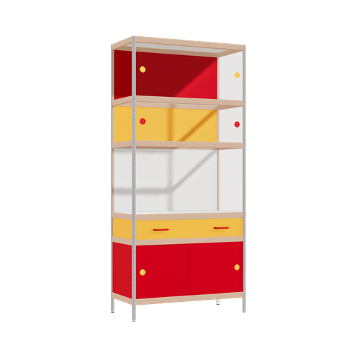 [400540260] Armoire (196.5x90x42 cm)