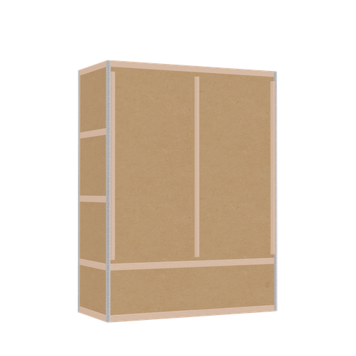 [400540309] Kleerkast (158x120x52 cm)