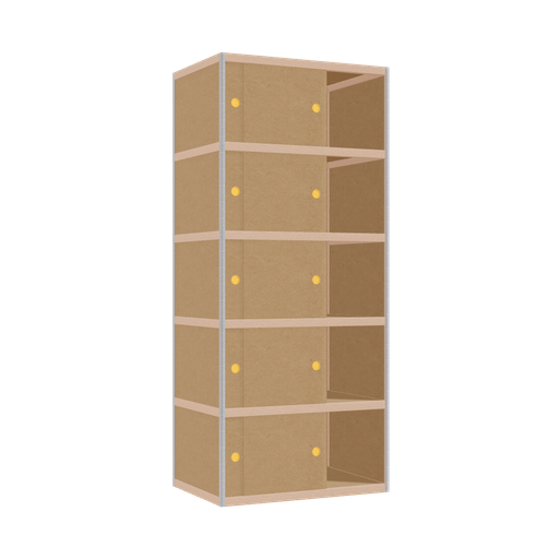 [400540316] Armoire (209x90x62 cm)