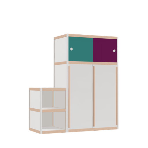 [f168003] Meubels (147x132x52 cm)