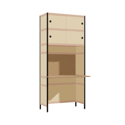 [400540330] Bureau débordant (204x90x63.6 cm)