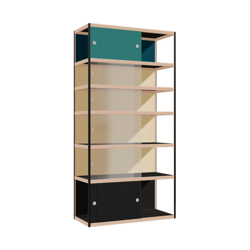 [400540406] Display cabinet (240x120x52 cm)
