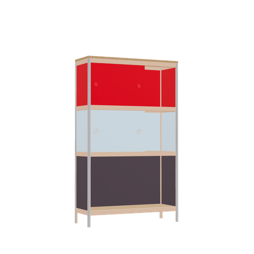 [400540409] Armoire (148.8x90x32 cm)