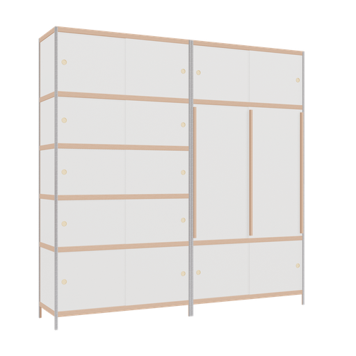 [f168041] Furniture (239x240x52 cm)