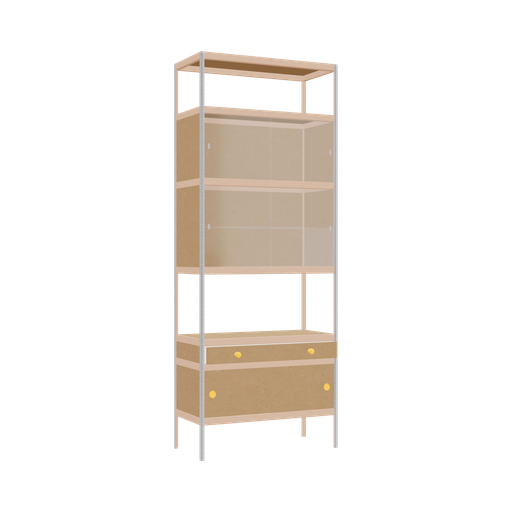 [400540445] Display cabinet (233x90x42 cm)
