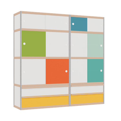 [f168054] Furniture (178x180x42 cm)