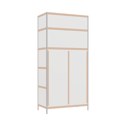 [400540487] Wardrobe (209x100x52 cm)