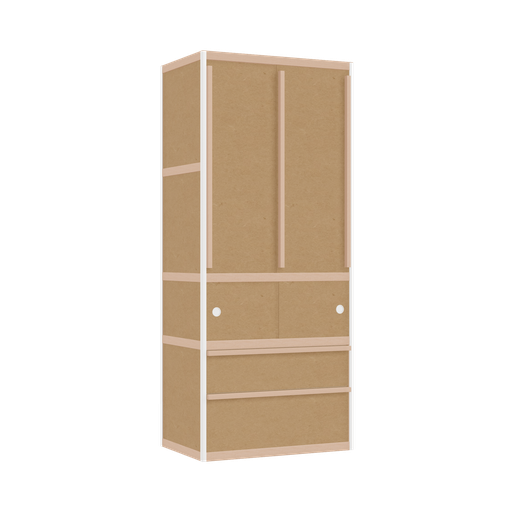 [400540523] Wardrobe (188x80x52 cm)