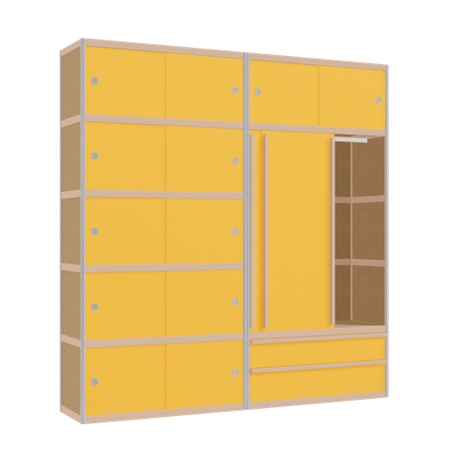 [f168147] Furniture (209x200x42 cm)