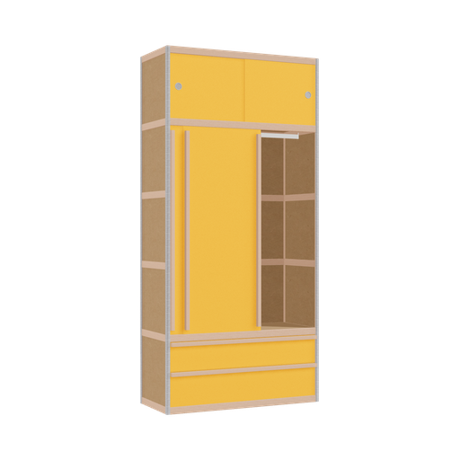 [400540740] Kleerkast (209x100x42 cm)