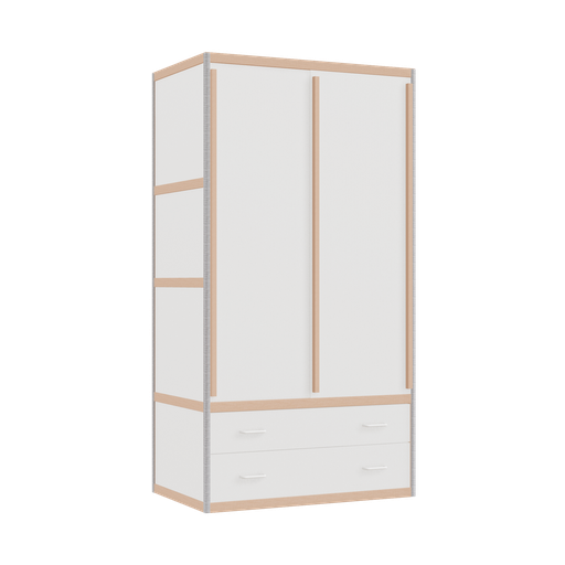 [400540816] Kleerkast (188x100x62 cm)