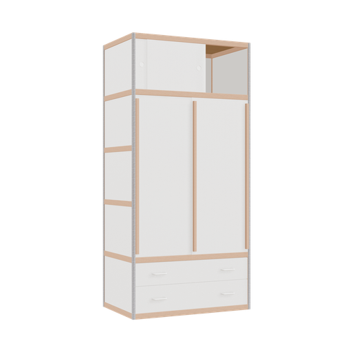 [400540817] Kleerkast (209x100x62 cm)