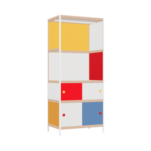 [400540967] Kleerkast (188x80x52 cm)